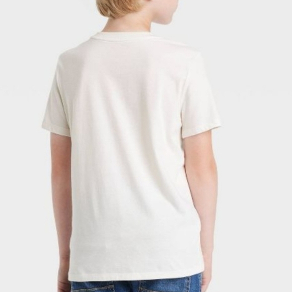 Cat & Jack Boy's Shark Sketch Tee Size M(8-10) - Picture 3 of 9